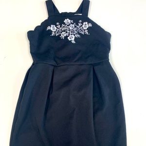 Janie and Jack black dress 6